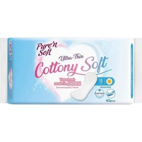Pure'n Soft 40 Adet Ultra İnce Kokusuz Günlük Ped