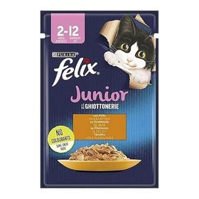 Purina 26x85 gr Felix Tavuklu Junior Yavru Kedi Islak Maması