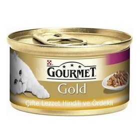 Purina 40x85 gr Gourmet Gold Hindili Ördekli Kedi Konserve