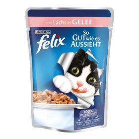 Purina Felix Agail Somonlu 20x100 gr Kedi Maması Pouch