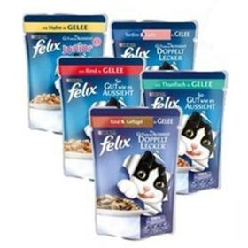 Purina Felix Karışık 20x100 gr Kedi Maması Pouch