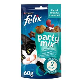 Purina Felix Party Mix Karışık Okyanus Lezzetleri 60 gr Kedi Ödül Maması