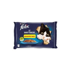 Purina Felix Somonlu Pouch 24x85 gr Yetişkin Kedi Yaş Maması