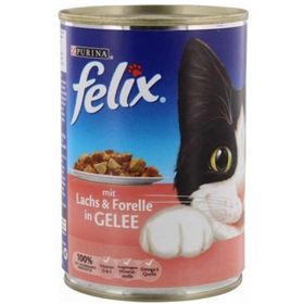 Purina Felix Somonlu ve Alabalıklı 400 gr Kedi Konserve