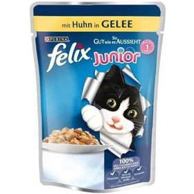 Purina Felix Tavuklu 100 gr Yavru Kedi Maması Pouch