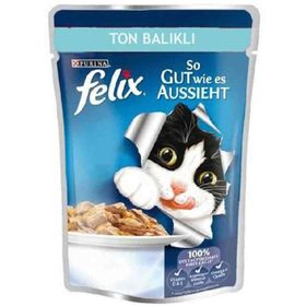 Purina Felix Ton Balıklı 100 gr Yetişkin Kedi Maması Pouch