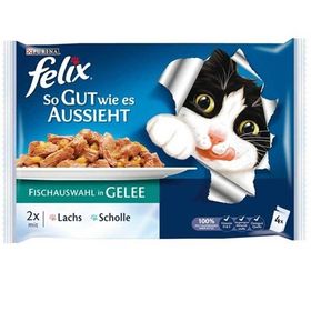 Purina Felix Ton Balıklı 4x100 gr Yetişkin Kedi Konserve