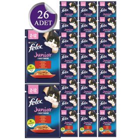 Purina Felix Yavru Sığıretli 85x26 gr Yaş Kedi Maması