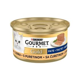 Purina Gourmet Gold Kıyılmış Hindi Etli 6x85 gr Kedi Konserve Maması