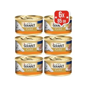 Purina Gourmet Gold Kıyılmış Hindili 6 Adet x 85 gr Konserve Kedi Maması