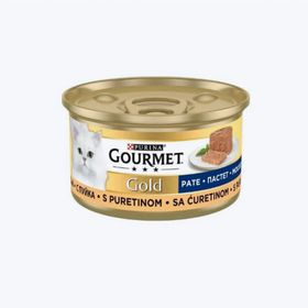 Purina Gourmet Gold Kıyılmış Hindili 6 Adet x 85 gr Konserve Kedi Maması