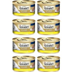 Purina Gourmet Gold Kıyılmış Tavuk 8x85 gr Kedi Maması