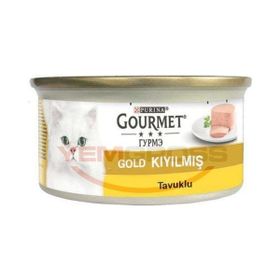 Purina Gourmet Gold Kıyılmış Tavuklu 85 gr Kedi Konservesi