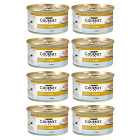 Purina Gourmet Gold Kıyılmış Ton Balığı 8x85 gr Kedi Maması