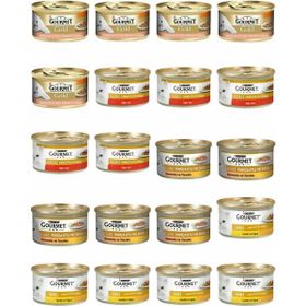 Purina Gourmet Gold Parça Etli Karışık 24x85 gr Konserve Kedi Maması