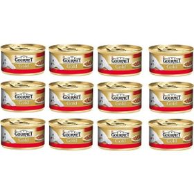 Purina Gourmet Gold Parça Sığır Etli 12x85 gr Kedi Konservesi