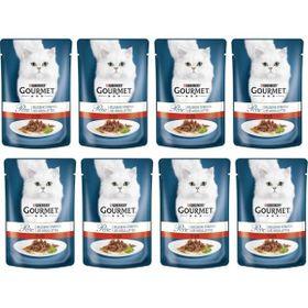Purina Gourmet Perle Izgara Sığır Etli 8x85 gr Kedi Konservesi