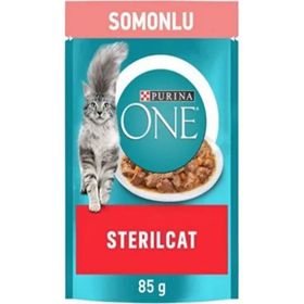 Purina One Kısır Somon ve Havuçlu Kedi 26x85 gr Yaş Mama