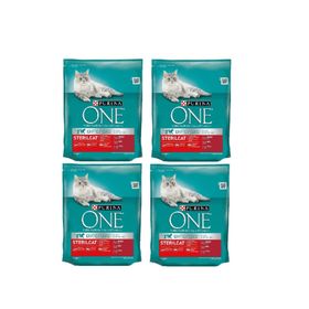Purina One Sığır Etli Kısırlaştırılmış 4 x 800 gr Yetişkin Kedi Maması