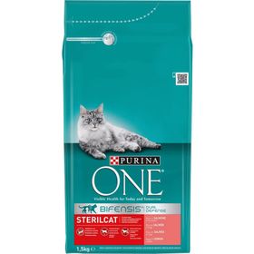 Purina One Steril Somonlu 1500 Kuru Kedi Maması