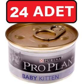 Purina Pro Plan Baby Kitten Tavuklu 24x85 gr Yavru Kedi Konserve Maması
