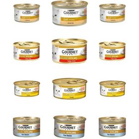 Purina Pro Plan Gourmet Gold Kıyılmış Karışık 12x85 gr Konserve Kedi Maması