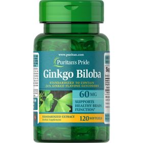 Puritan's Pride Ginkgo Biloba 60 mg 120 Kapsül