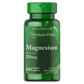 Puritan's Pride Magnesium 250 mg 100 Tablet