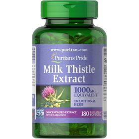 Puritan's Pride Milk Thistle Extract 1000 mg 180 Kapsül