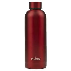 Puro Stainless Steel Hot Cold Mat Metalik Kırmızı 500 ml Termos