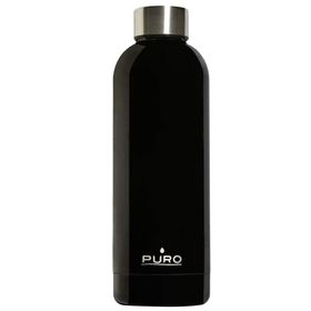Puro Stainless Steel Hot Cold Mat Metalik Siyah 500 ml Termos