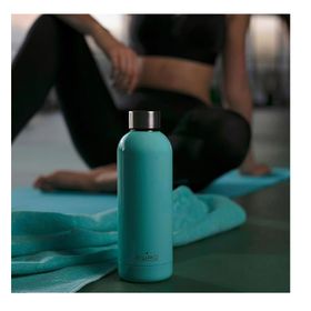 Puro Stainless Steel Hot Cold Parlak Açık Mavi 500 ml Termos