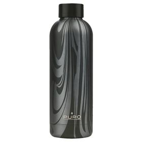 Puro Stainless Steel Hot Cold Parlak Siyah 500 ml Termos