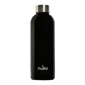 Puro Stainless Steel Hot Cold Parlak Siyah 500 ml Termos