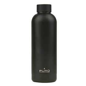 Puro Stainless Steel Hot Cold Parlak Siyah 500 ml Termos