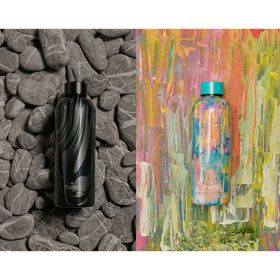 Puro Stainless Steel Hot Cold Parlak Street Paint Desenli 500 ml Termos