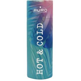 Puro Stainless Steel Hot Cold Parlak Tropıkal Palmiye Desenli 500 ml Termos