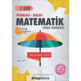 Pusulalı-Kolay Matematik Soru Bankası 2. Kitap - Necmeddin Acat