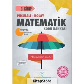 Pusulalı-Kolay Matematik Soru Bankası 2. Kitap - Necmeddin Acat