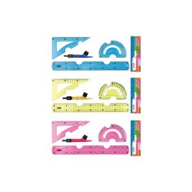Puti 0874 Kırılmaz Flexi Pergelli 4"lü Çizim Seti