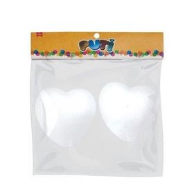 Puti 10 cm 2'li Köpük Kalp