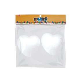 Puti 10 cm 2'li Köpük Kalp