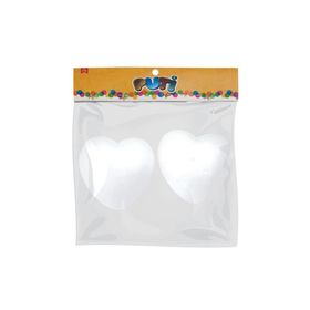 Puti 10 cm 2'li Köpük Kalp