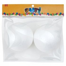Puti 10 cm 2'li Köpük Toplar