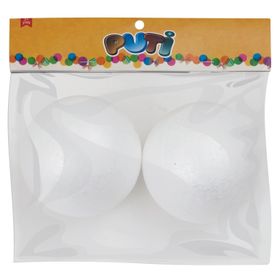 Puti 10 cm 2'li Köpük Toplar