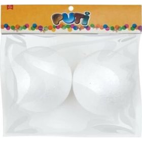 Puti 10 cm 2'li Köpük Toplar