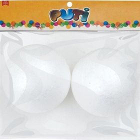 Puti 10 cm 2'li Köpük Toplar