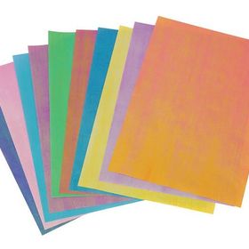 Puti 10'lu 80 gr Karışık Renk Simli Elişi Kağıdı