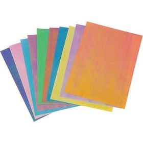 Puti 10'lu 80 gr Karışık Renk Simli Elişi Kağıdı