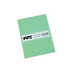Puti 10'lu 80 gr Karışık Renk Simli Elişi Kağıdı